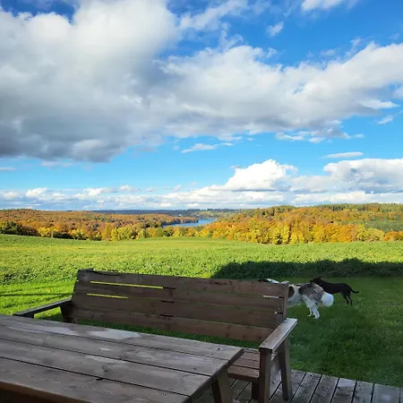 Jaskowe Wzgorze Kameralny Z Pieknym Widokiem Na Jezioro Ostrzyckie, Balia - Sauna - Kominek, Nr 1 *